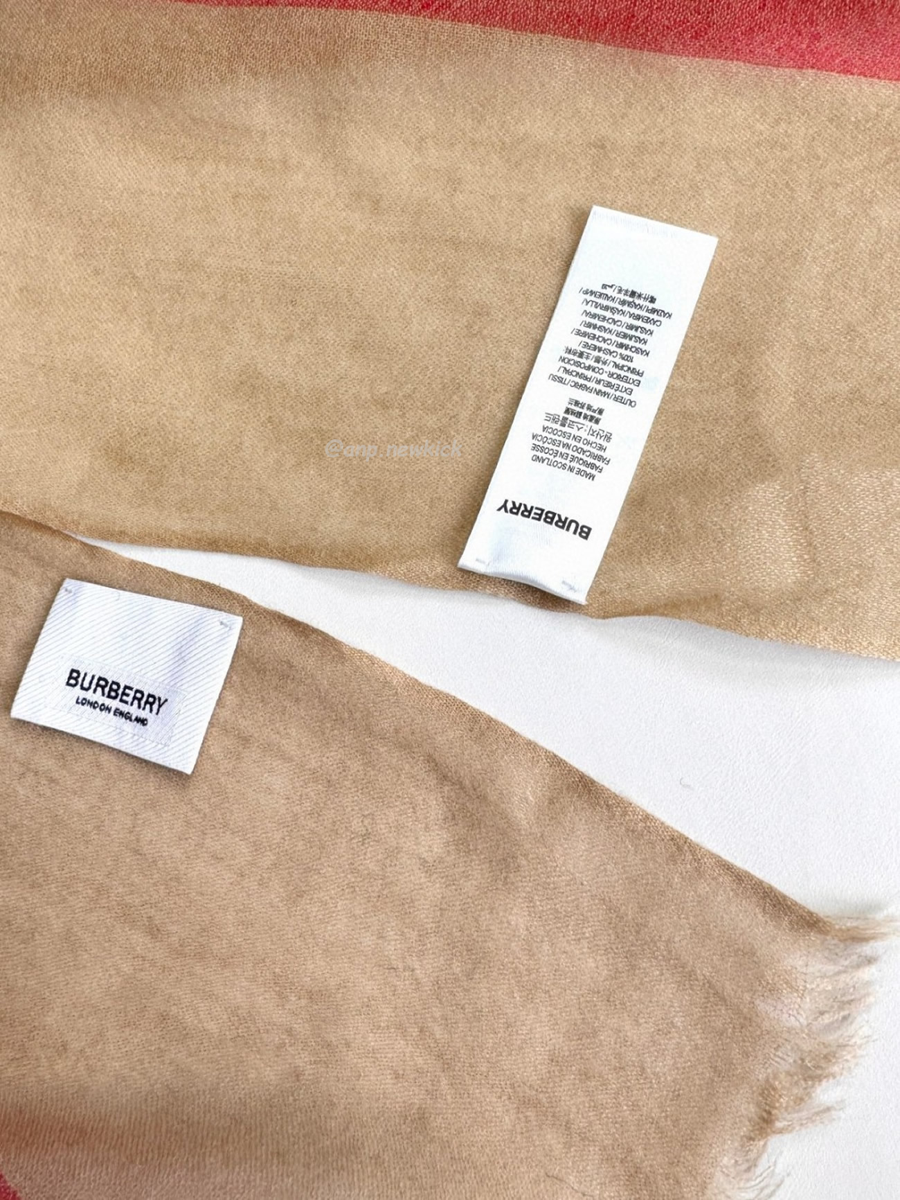 Burberry Vintage Check Cashmere Scarf 90x200cm (8) - www.newkick.vip